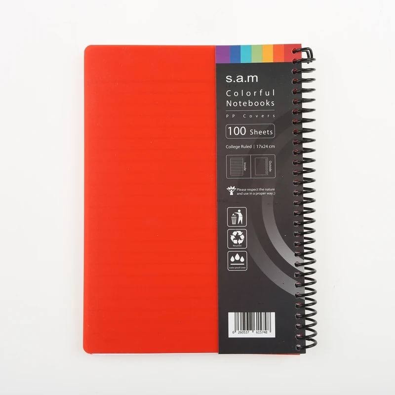 دفتر 100 برگ سیمی