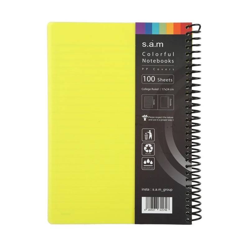 دفتر 100 برگ سیمی